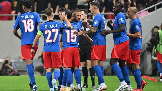 În vârful clasamentului! Pe ce loc a urcat FCSB în Europa League, după victoria zdrobitoare din meciul cu RFS