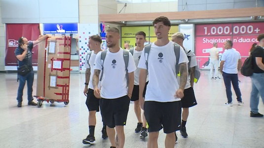 VIDEO | Jucătorii celor de la FCSB au ajuns în Kosovo. Campioana României, încă un pas până la "dubla" cu Aberdeen