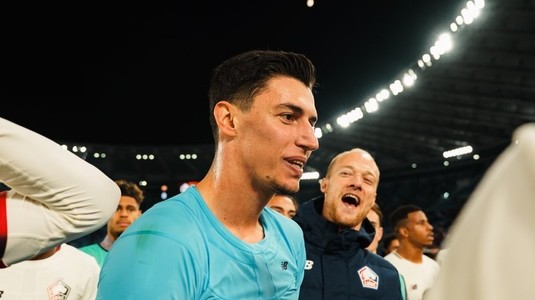 El este portarul care a şocat Europa! Ce a declarat Berke Ozer, după ce a reuşit să apere trei penalty-uri în Roma - Lille