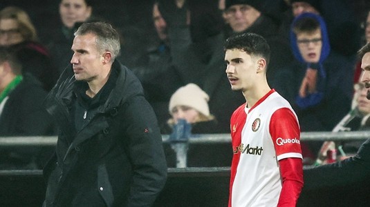 Van Persie şi-a debutat fiul la Feyenoord, în Europa League! Echipa fostului mare atacant a pierdut meciul cu Celtic
