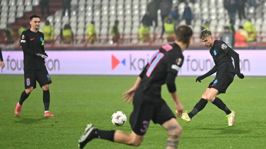 Brigadă de arbitri din Ucraina pentru FCSB - Feyenoord. "Centralul" a mai arbitrat campioana României într-un eşec usturător în cupele europene
