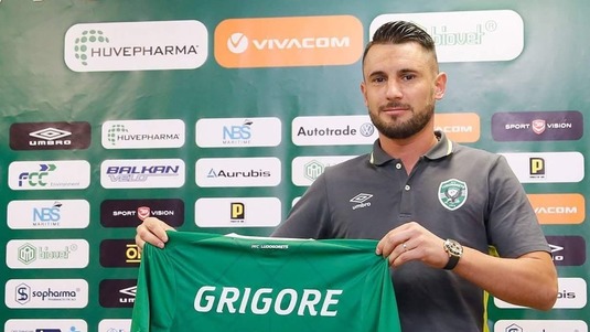FOTO | Dragoş Grigore, prezentat oficial la Ludogoreţ. "Calificarea în Liga Campionilor e principalul obiectiv!" Primele declaraţii