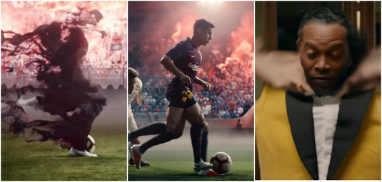 Nike a "trezit fantoma"! VIDEO GENIAL | Coutinho, De Bruyne, Ronaldinho, Gattuso sau Pirlo, vedete într-o reclamă memorabilă