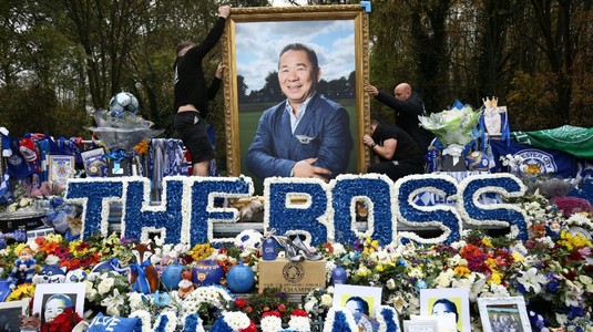 Oficialii lui Leicester vor să construiască o statuie pentru fostul proprietar al clubului, decedat în accidentul de elicopter din 2018