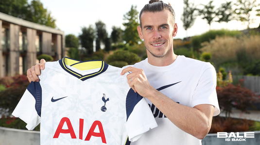 OFICIAL | S-a încheiat telenovela! Bale a plecat de la Real Madrid şi a semnat cu Tottenham. Anunţul oficial 