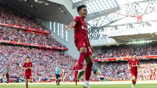 Fără milă: Liverpool, scor istoric în Premier League în victoria cu Bournemouth! Doar de trei ori s-a mai înregistrat un rezultat similar