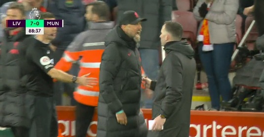 VIDEO | Jurgen Klopp, criză de nervi la 7-0 pentru Liverpool. Ce l-a scos din sărite pe managerul ”cormoranilor”