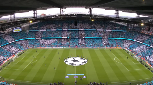 VIDEO | Atmosferă senzaţională la Manchester. 55.000 de spectatori au făcut spectacol înainte de City-Real Madrid
