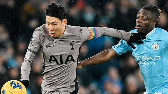 Avalanşă de goluri în Manchester City - Tottenham. Heung-Min Son, marcator la ambele porţi