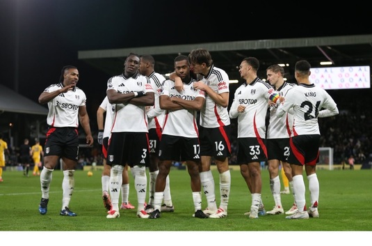 Fulham - Brighton 3-1. Cele două echipe ocupă locuri de cupe europene în Premier League