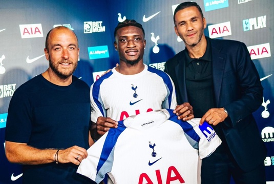 OFICIAL | Transfer trăsnet făcut de Tottenham. Vedeta de la rivala din Londra, direct în Champions League