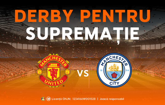 Derby-ul Manchester United - Manchester City: analiză înainte de meci