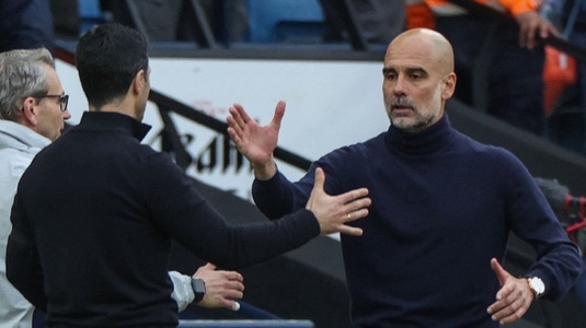 S-a încins lupta la titlu în Premier League. Manchester City a învins-o pe Arsenal şi poate trece pe primul loc miercuri