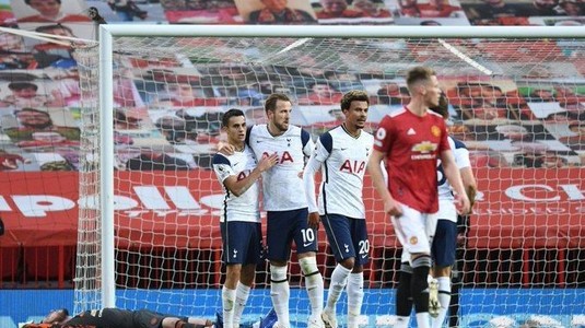 Seară de coşmar pentru Manchester United pe Old Trafford. ”Diavolii roşii” au suferit un eşec istoric în faţa lui Tottenham 