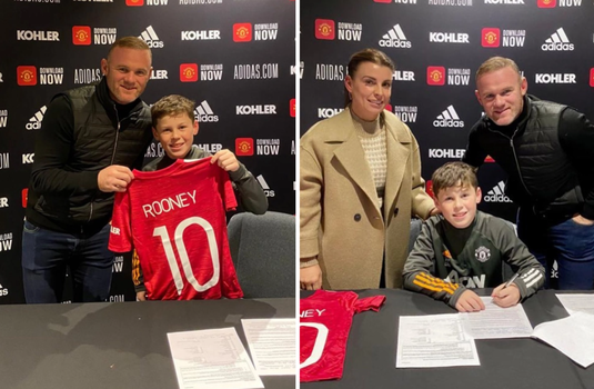 Numele Rooney se va auzi din nou la Manchester United. Fiul cel mare al legendei de pe Old Trafford a semnat cu "Diavolii Roşii"