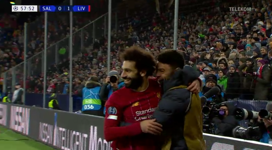 VIDEO | Nu îl mai opreşte nimeni! "Magicianul" Salah a scos un nou gol superb din joben. Vezi aici reuşita cu Salzburg