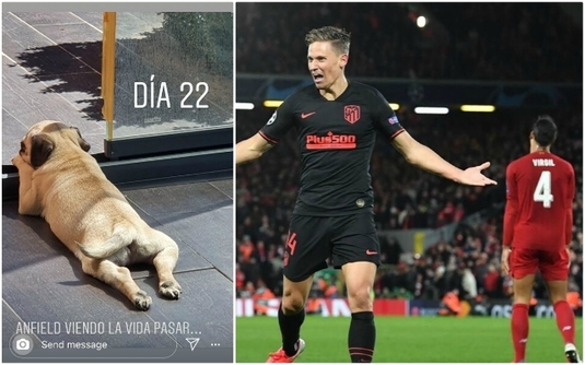 Genial! Cum a putut Marcos Llorente să-şi boteze câinele, după ce a eliminat-o aproape de unul singur pe Liverpool din UCL