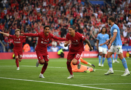Liverpool a câştigat Community Shield în faţa lui Manchester City. Darwin Nunez, debut cu gol. Erling Haaland, cu o ratare din faţa porţii