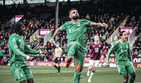 Încă o victorie dramatică pentru Liverpool. Campioana Angliei a câştigat meciul cu Burnley cu un gol în minutul 90+6