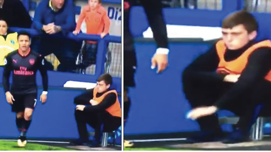 VIDEO | Momentul în care un copil de mingi e mai tare decât Alexis Sanchez! A devenit vedetă pe internet, după un simplu corner