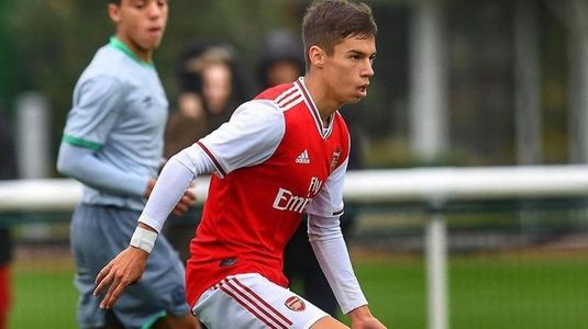 Unul dintre cei mai bine cotaţi tineri jucători români, Cătălin Cîrjan rămâne la Arsenal: ”Este în anturajul primei echipe!”