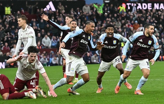 Pas greşit pentru Arsenal. ”Tunarii” au pierdut în Premier League, pe terenul lui Aston Villa