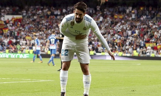 VIDEO | Real Madrid s-a împus în faţa lui Espanyol, scor 2-0. Isco a marcat o ”dublă”
