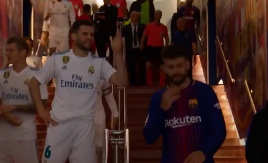 VIDEO | Abia acum s-a aflat. Ce i-a spus Pique lui Nacho pe tunelul spre vestiare. Fundaşul Real Madrid a izbucnit