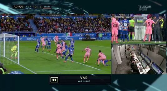 VIDEO | Premieră cu arbitrajul video, la meciul Barcelonei. Reacţia genială a antrenorului lui Alaves