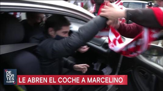 Marcelino, omul momentului în fotbalul spaniol: a fost scos din maşină de suporteri pentru sărbătoarea din Ţara Bascilor
