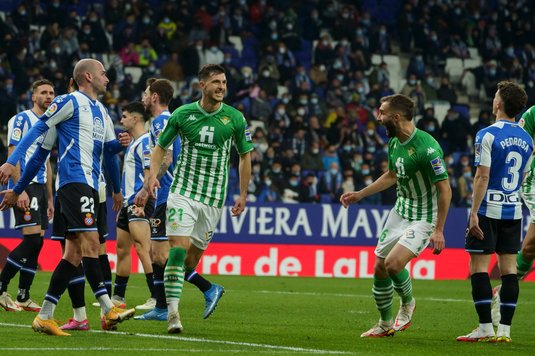 VIDEO | Betis a câştigat cu 4-1 contra celor de la Espanyol Barcelona! Echipa lui Fekir şi-a consolidat locul 3 în La Liga
