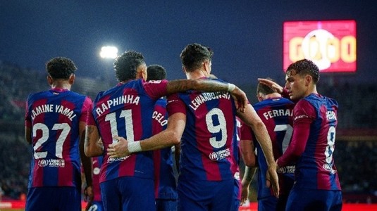La Liga | Victorie la limită pentru Barcelona în deplasarea cu Las Palmas. Debut pentru Vitor Roque în tricoul blaugrana