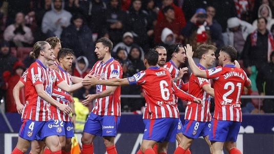 Atletico Madrid, doar remiză pe terenul lui Alaves. Elevii lui Simeone au scăpat de eliminarea unui jucător