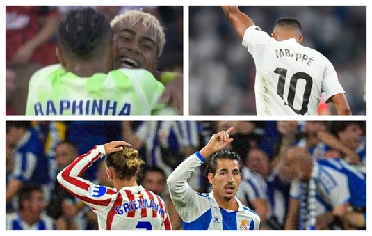 VIDEO LaLiga Loca #1 | Start în noul sezon din campionatul Spaniei. Barcelona, Atletico şi Real Madrid au intrat în joc. Scântei şi o Espanyol uluitoare