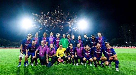 VIDEO | Gică Popescu, pe teren într-un meci al legendelor Barcelonei disputat în Bulgaria