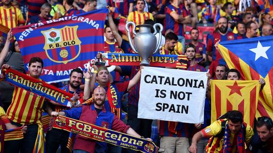 Scandal imens în Spania! Barcelona ar putea să nu mai joace în La Liga, în cazul în care catalanii îşi declară independenţa