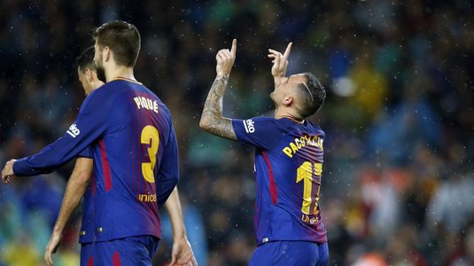 Barcelona, victorie importantă cu Sevilla. Paco Alcacer a strălucit la meciul 600 al lui Messi pentru gruparea catalană