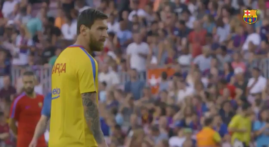 Execuţii de geniu! Slow motion cu Messi executând lovituri libere la antrenamentele Barcelonei