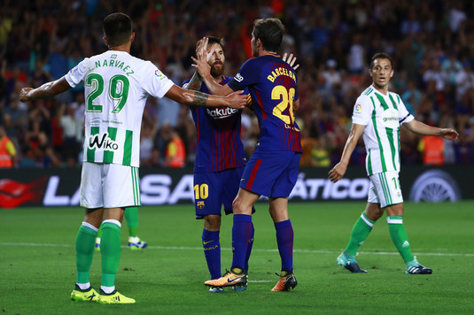 VIDEO | Cu ”MANITA” spre titlu! Barcelona a umilit-o pe Betis şi defilează în La Liga! Messi şi Suarez au făcut spectacol