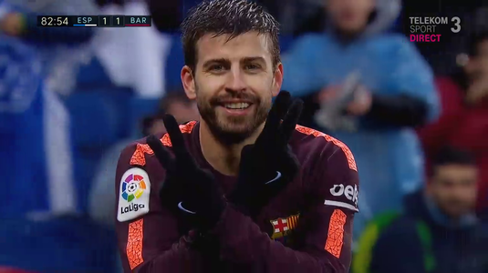 VIDEO | Pique o salvează pe FC Barcelona de la prima înfrângere din acest sezon de La Liga. Remiză în ultimele minute cu Espanyol