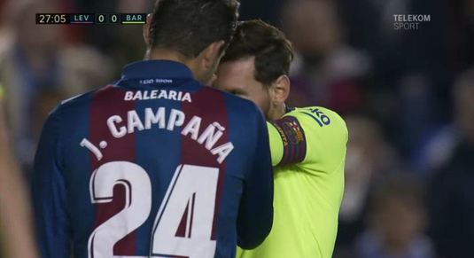 VIDEO | Au ajuns adversarii să-i ceară sfaturi pe teren. "Cum să bat, boss?" Moment incredibil cu Messi la meciul Levante - Barcelona