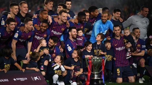 VIDEO | FC Barcelona - Levante 1-0. Messi le-a adus catalanilor cel de-al 26-lea titlu din istorie