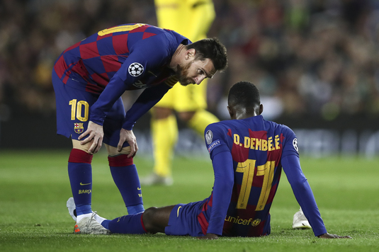 Ousmane Dembele, OUT 6 luni! FC Barcelona face un transfer de urgenţă şi aduce un atacant de 30 de milioane de euro
