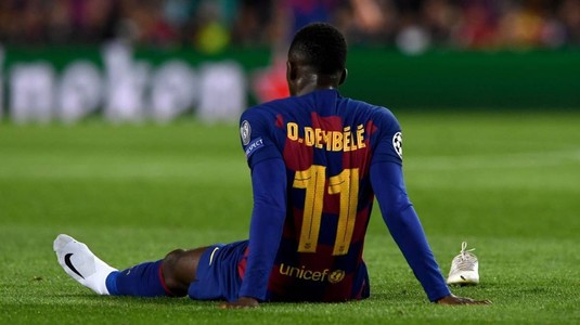 Alarmă la FC Barcelona. Ousmane Dembele s-a accidentat din nou! Cât va lipsi francezul de pe teren