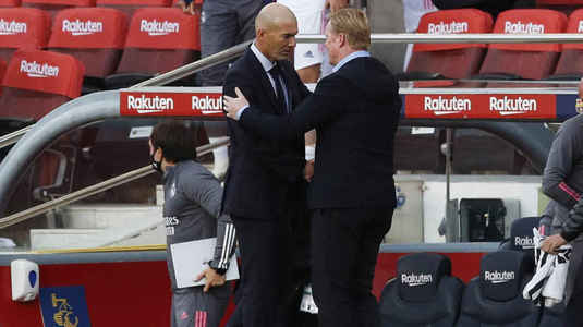 Zidane şi Koeman, la cuţite! "Zizou" n-a putut să se abţină după ce l-a auzit pe antrenorul Barcelonei. Ce l-a dat deranjat