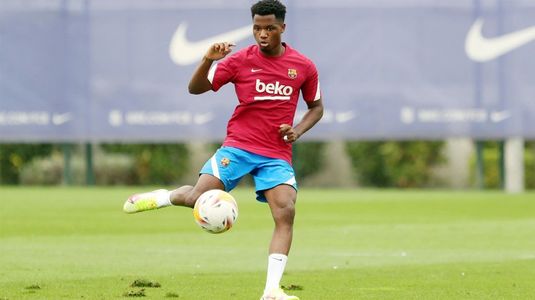 VIDEO | Ansu Fati s-a întors la antrenamentele Barcelonei. Când va reveni pe teren. LaLiga se vede la Orange Sport