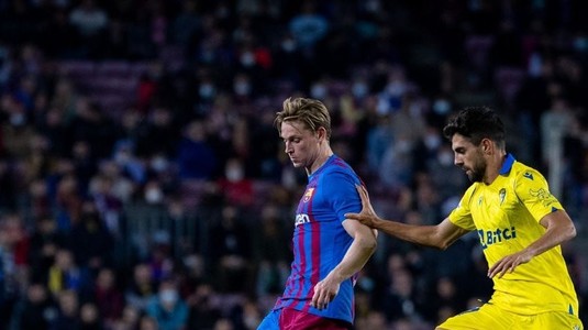 VIDEO | Barcelona nu îşi revine după umilinţa din Europa League. Xavi a fost răpus de Cadiz! Record negativ atins de către catalani contra adversarilor din campionatul spaniol

