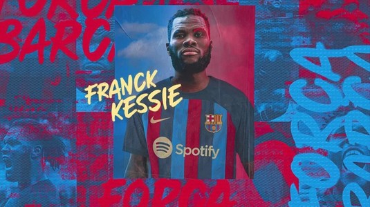 OFICIAL | FC Barcelona l-a prezentat pe Franck Kessie. Ce clauză de reziliere i-au fixat catalanii mijlocaşului ivorian