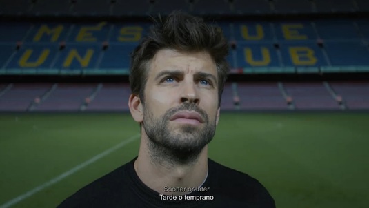 VIDEO | Gerard Pique se retrage! "Rupe" contractul cu Barcelona şi agaţă ghetele în cui: "A venit timpul"