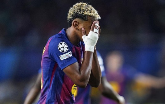 Şoc la Barcelona. Lamine Yamal s-a accidentat din nou şi va rata El Clasico cu Real Madrid